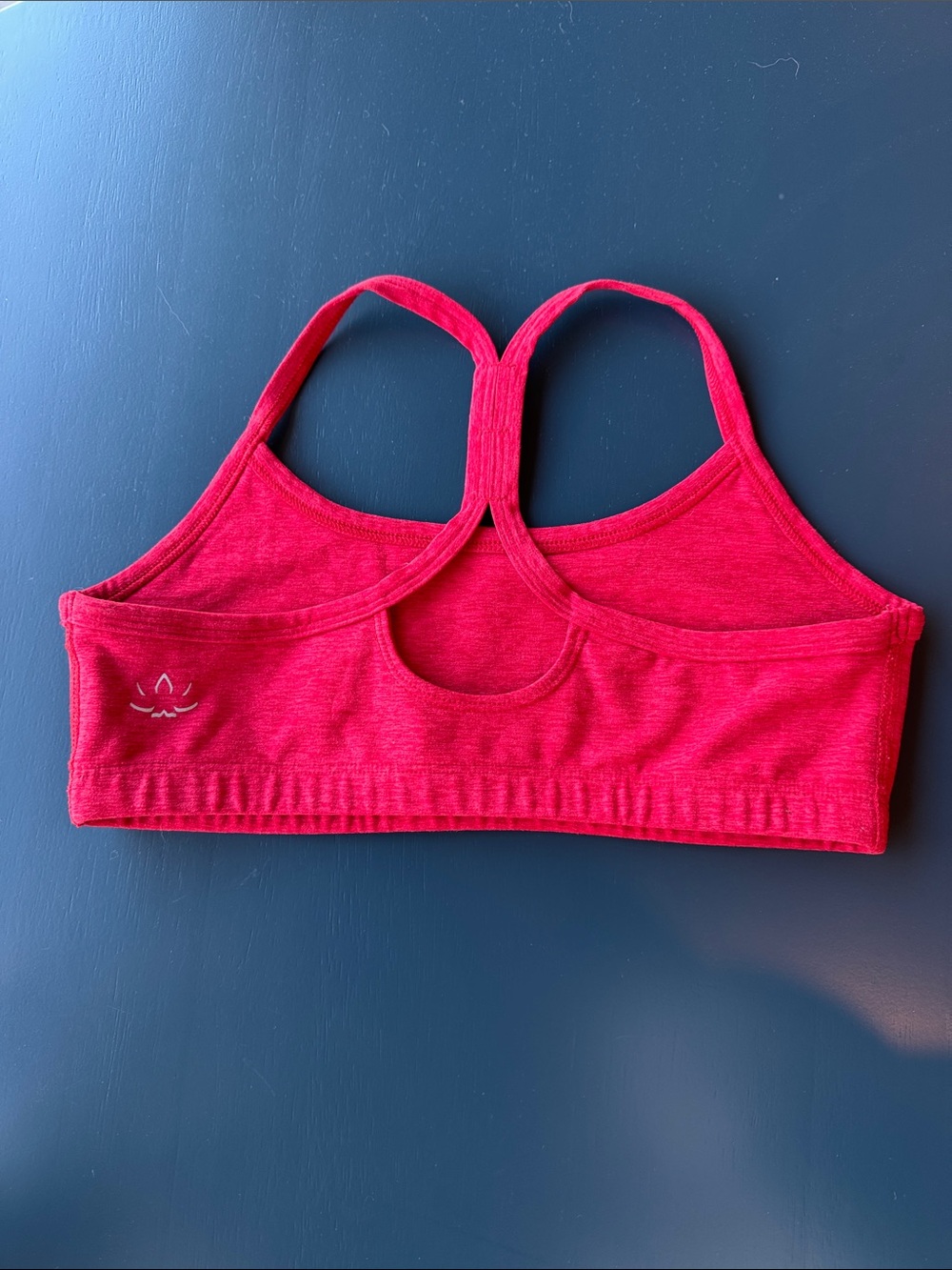 Beyond Yoga Red Spacedye Slim Racerback Bra